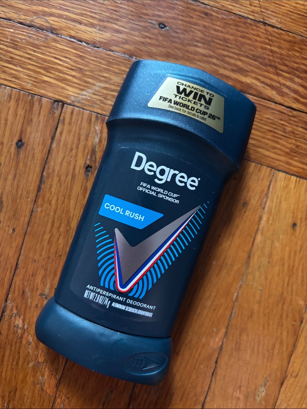 Degree Cool Rush Men’s Antiperspirant Deodorant Stick - Black/Blue